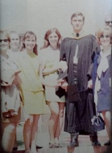 Graduation at UC Berkeley, 1968